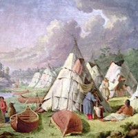 Encampment Among The Islands Of Lake Huron